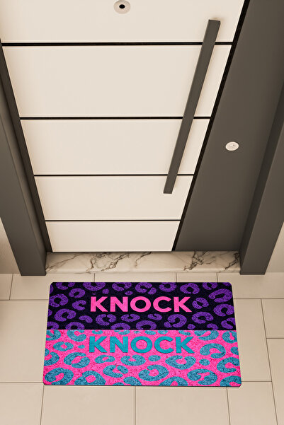 Dormot DEAS HOME, Ψηφιακή Εκτύπωση, KNOCK, Θεματικό Έγχρωμο Σχέδιο με Γράμματ...
