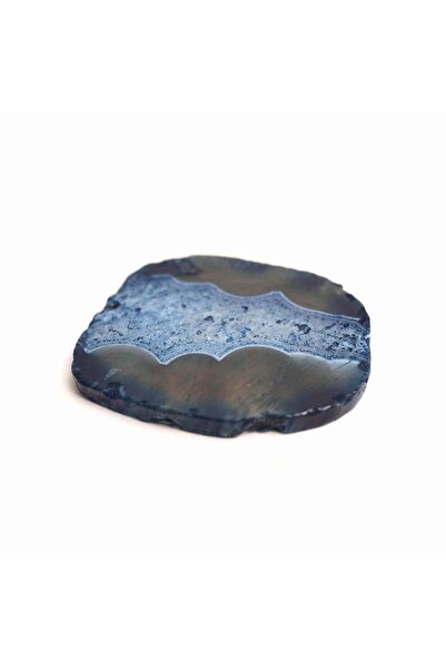 craftmystic Felie de Agat Albastru 6-7 cm in Forma Neregulata