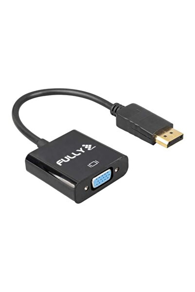 FULLY G-539 كابل محول منفذ عرض ذكر إلى أنثى VGA بطول 10 سم