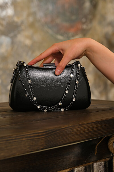 ROZA CANTA Skin Black Women's Evening Dress Wedding Bag