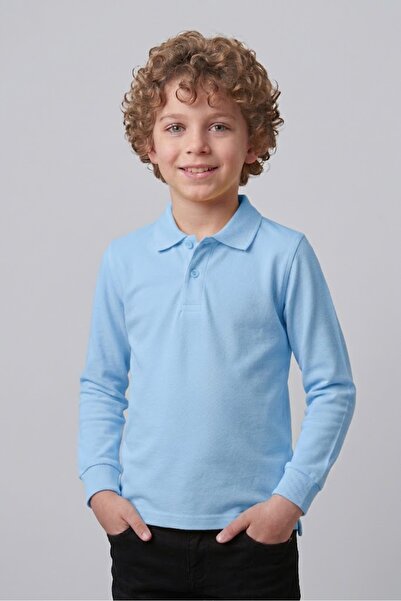 NACAR STORE Unisex Children's School Lacoste Polo Collar Long Sleeve School T...