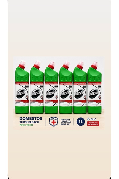 Domestos Promopack Dezinfectant Professional Pine Fresh, 1 L – 6 bucăți