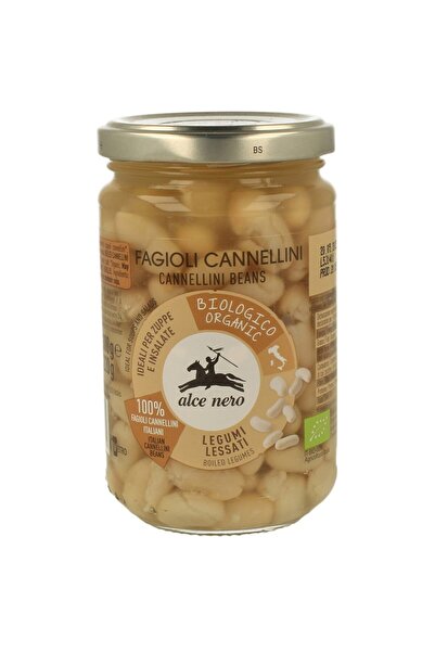 Alce Nero Fasole Cannellini organică gătită, 300g