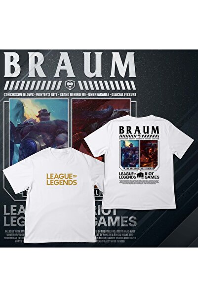EZ Design League of Legends -Braum- Printed Oversize T-Shirt