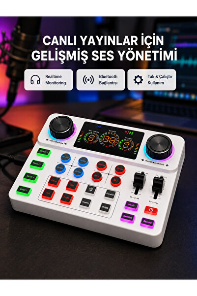 GHN Podcast Karaoke ve Sosyal Medya Yayınları İçin Ses Kartı