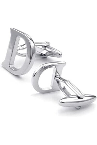 honeyfoam HONEY BEAR Cufflinks Initial Alphabet Letter for Mens Wedding Forma...