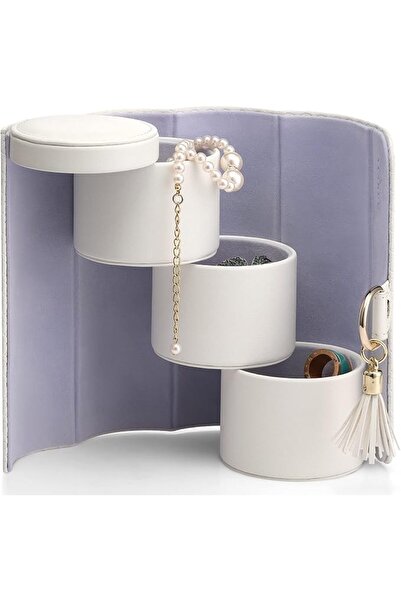 VLANDO Travel Jewelry Box, Jewelry Roll Personalized, Jewelry Storage Travel ...