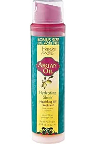 Hawaiian Silky زيت الأرغان النقي للعلاج والترطيب مع الأحماض الدهنية والبروتين...