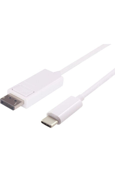 MicroConnect Καλώδιο βίντεο USB Type-C Αρσενικό - DisplayPort Λευκό 2μ USB3.1...