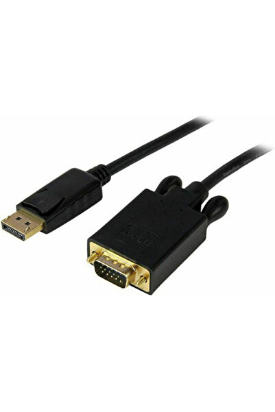startech Καλώδιο DisplayPort αρσενικό - VGA αρσενικό 0.9μ Μαύρο (DP2VGAMM3B)