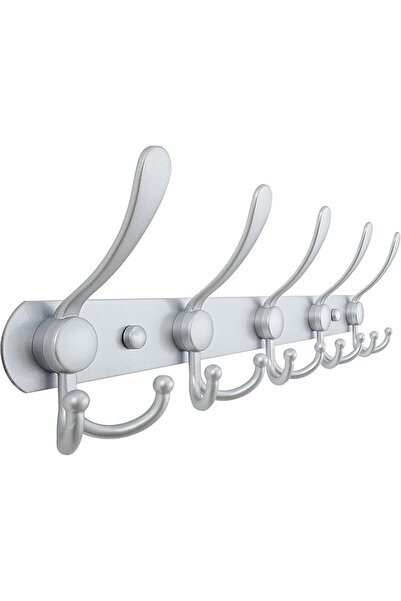 GENERAL Dseap Wall Mounted Coat Rack - 5 Tri Hooks, Heavy Duty, Stainless Ste...