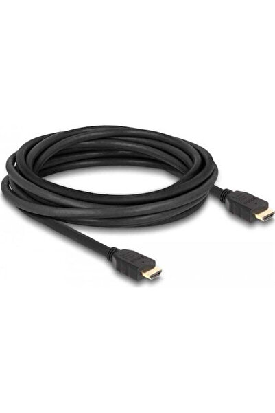 DELOCK Καλώδιο HDMI αρσενικό σε αρσενικό 5μ Μαύρο Κωδικός: 82004