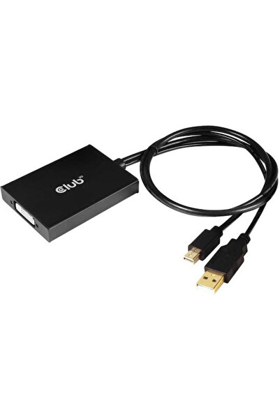 Other Μετατροπέας Club3D USB-A / mini DisplayPort αρσενικό σε DVI-I θηλυκό 1 ...