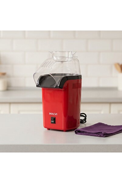 DeaL Aparat de făcut popcorn fără ulei 1200W, Capacitate 2.5L — Delicii croca...