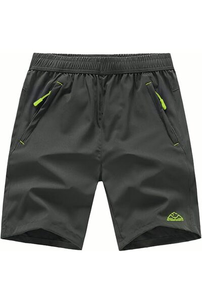 TBMPOY Men's Running Shorts Quick Dry Gym Outdoor Sports Zipper Pockets | 3 Z...