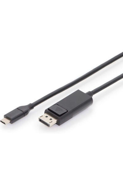 Digitus Καλώδιο βίντεο USB Type-C Αρσενικό - DisplayPort Μαύρο 2μ AK-300333-0...