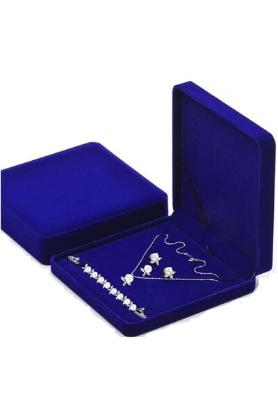 GENERAL TIKIYOGI Jewelry Set Velvet Box Necklace Earring Ring Necklace Bracel...