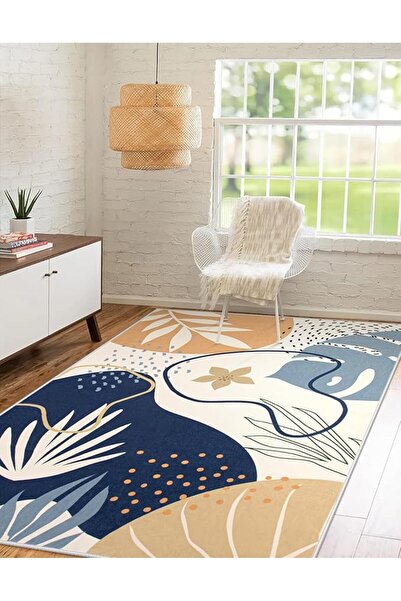 GENERAL Lahome Moroccan Area Rug - 2’x3’Washable Small Entryway Accent Distre...