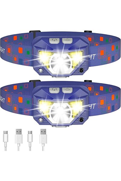 GENERAL LHKNL Headlamp Flashlight, 1200 Lumen Ultra-Light Bright LED Recharge...