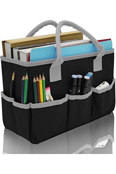 GENERAL Cupohus Art Organizer Craft Storage Tote Bag with Pockets and Hadles,...