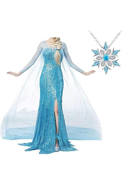 LovelyJewelry فستان الأميرة للنساء، زي تنكري للهالوين وعيد الميلاد