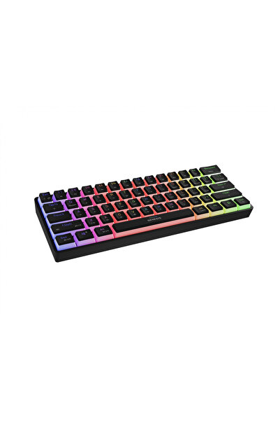 Genesis Tastatură mecanică de gaming wireless Thor 660 G2 60%, RGB, Gateron B...