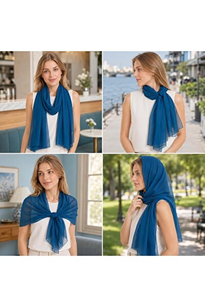 YOUR SMİLE for Women Lightweight Breathable Solid Color Soft Chiffon Long Fas...