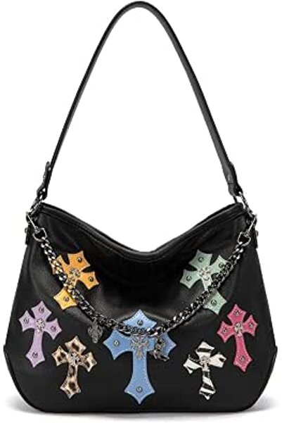 Montana West Wrangler Hobo Bags for Women Vegan Leather Top Handle Shoulder P...