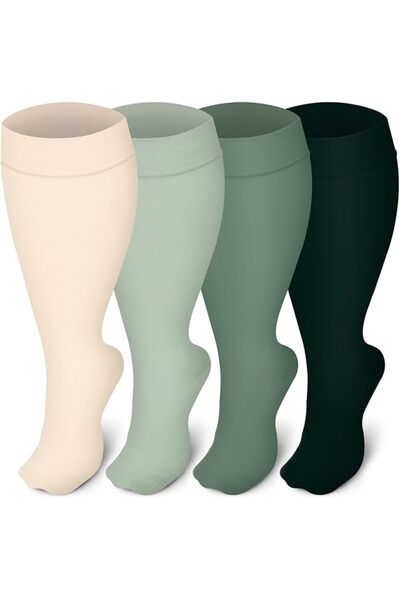 Bluemaple 4 Pack Leggings for Women Butt Lift High Waisted Tummy Control No S...