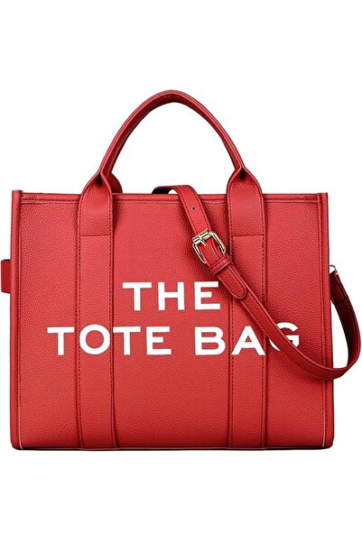 GENERAL The Tote Bags for Women - Large PU Leather Tote Bag Trendy Travel Tot...