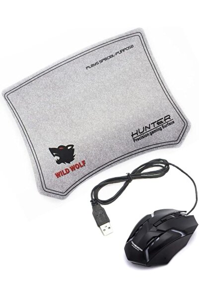 GENERAL لوحة ماوس مع ماوس USB للكمبيوتر أو اللابتوب