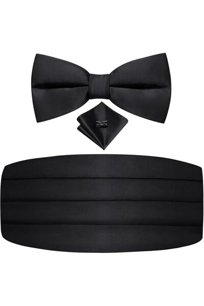 Dubulle Mens Paisely Silk Tie for Men Necktie and Pocket Square Set