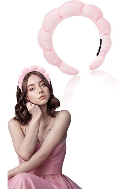 Sweet seven 1 Pcs Sponge & Terry Towel Cloth Fabric Head Band for Skincare, M...
