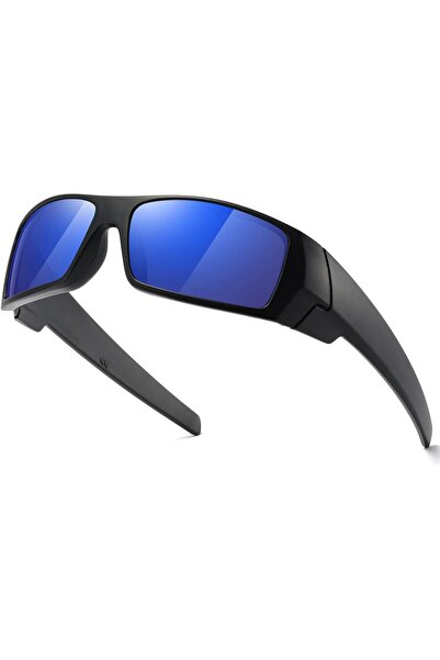 TIANYESY Polarized Sunglasses Men Womens Trendy Retro Sports Rectangular Wrap...