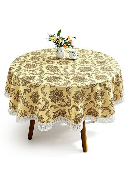 Generic Brand Round washable tablecloth – Waterproof round PVC vinyl tableclo...