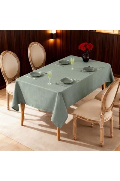 Generic Brand Washable Garden Tablecloth - Linen Texture - 90 x 140 cm - Weat...