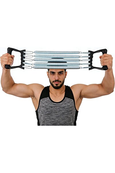 Arabest 5-Spring Chest Expander,Adjustable Arm Strength Trainer,Stretch Rope ...