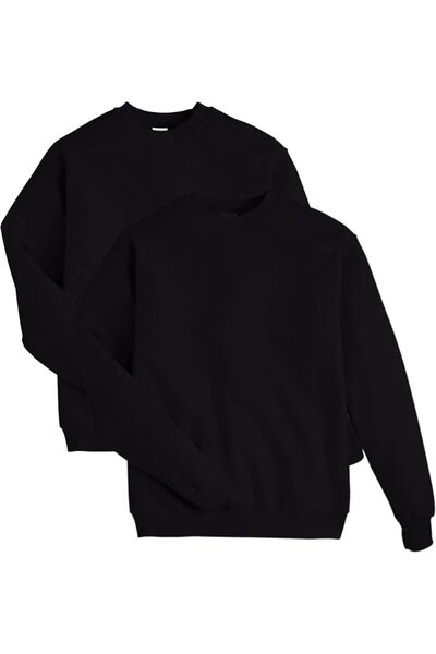 HANES Men's Ecosmart Fleece Sweatshirt, Cotton-blend Pullover, Crewneck Sweat...