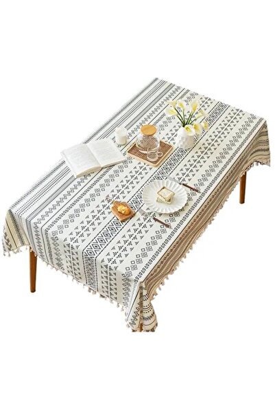 Generic Brand Tablecloth - 140cm x 140cm - Rectangular Bohemian style tablecl...