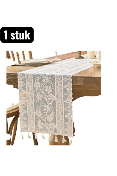 Generic Brand Piece - Tablecloth - Lace Table Runner - 30x260 cm - Lace Tasse...