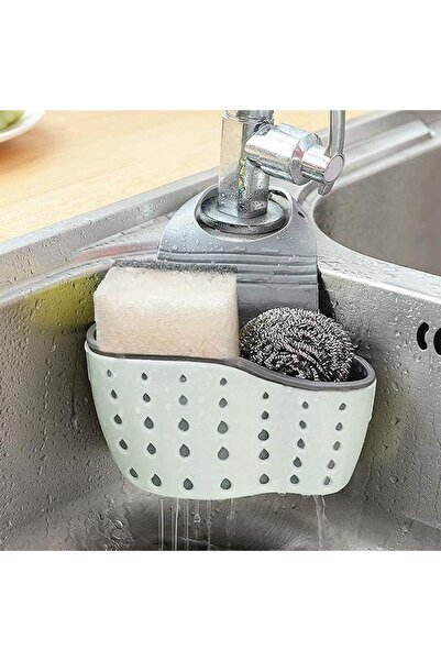 SKY TOUCH SKY-TOUCH Sink Caddy Sponge Holder, Kitchen Sink Storage Basket Han...