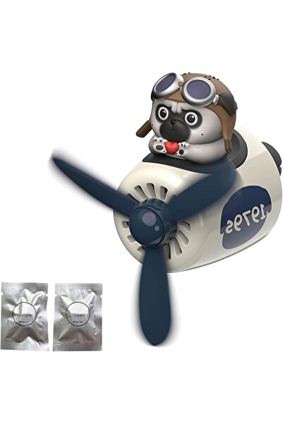 SZYYQ Car Air Fresheners Cute Dog Pilot Automotive Air Outlet Propeller Car A...