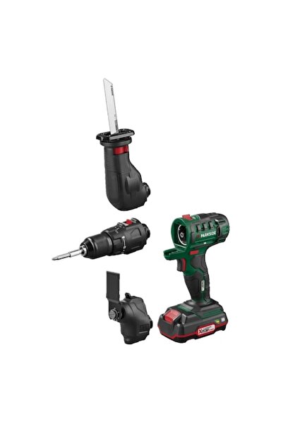 PARKSIDE Set de unelte combinate 4-în-1 PKGA 20-Li C2, 20V, cu baterie de 2Ah...