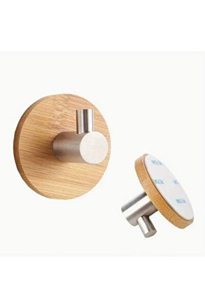 STARSTAR Four self-adhesive kitchen hooks – made of sturdy stainless steel an...