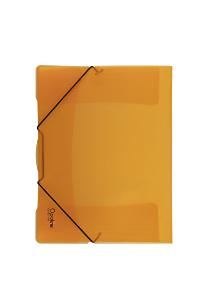 MC Micostore Mapa din plastic cu elastic Opaline PP A4 Orange