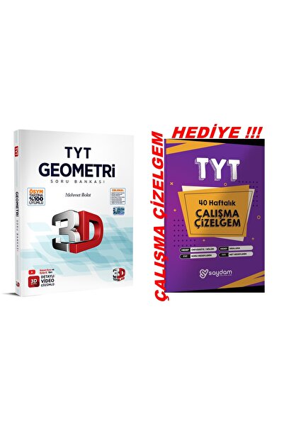 3D Yayınları TYT 2027 MÜFREDAT GEOMETRİ SORU BANKASI VİDEO ÇÖZÜMLÜ