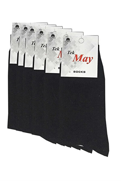 Mariposa Secret Black Men's Socks Single-Pack - May Comet 6-Pack