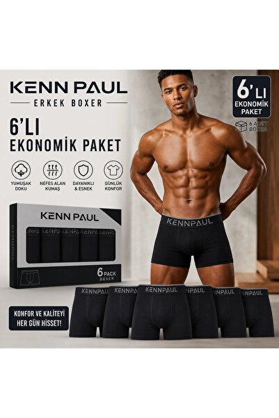 Mariposa Secret Kennpaul Lycra Men's Boxer 6 Pcs