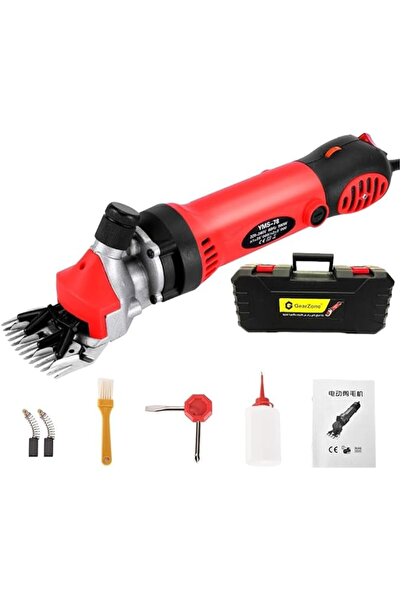 GearZone Red Color Professional Wool Shears, Adapted for Sheep Grooming, 1000...