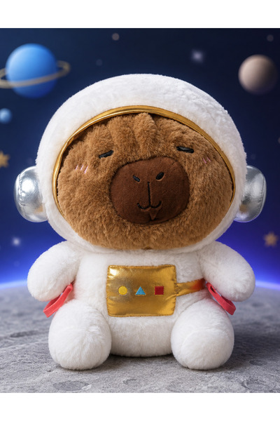 Heribom 40 Cm Astronot Kabipara Peluş Oyuncak Kapüşonlu